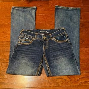 Amethyst Y2K Flare Low Rise Jeans